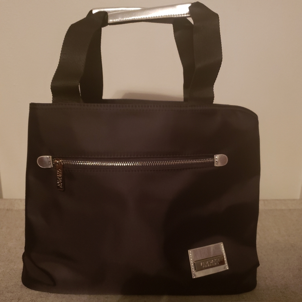 Versace Parfums Black Tote